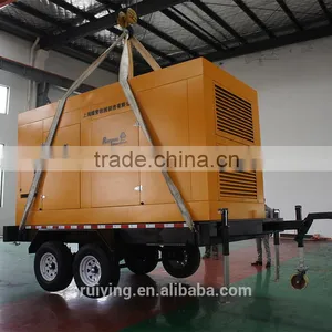 104kw/130KVA Silent Trailer Diesel Generator Made in China thumbnail-3