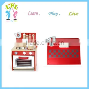 LPL Brand High Quality Wooden Educational Kids Toy Kids Mini Kitchenware Set Wooden Kitchen Toy for Sale thumbnail-3