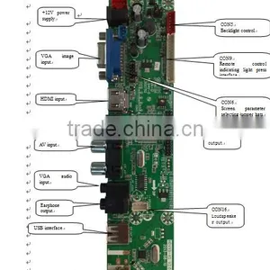China Brand FHD LCD TV LVDS Cable Connection Panel Driver Board and Mother Board thumbnail-6
