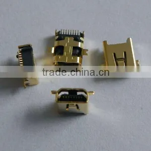 8 Pin Female Mini Usb Connector ,gold-plated thumbnail-1
