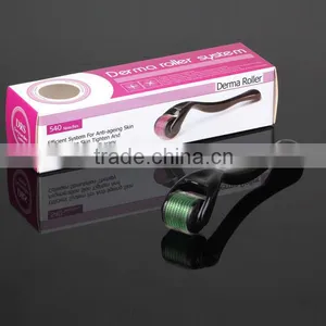 Derma Roller Titanium Micro Needle Roller 540 Needles Best Skin Medical DermaRoller for Body and Face thumbnail-3