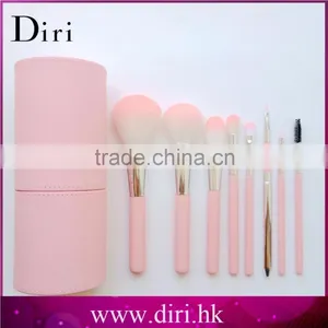 8PCS Pink Cosmetic Makeup Brush Set thumbnail-1