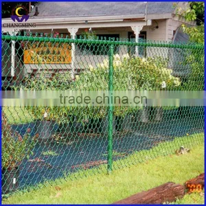 Good Quality PVC Coated Chain Link Road Fence thumbnail-1