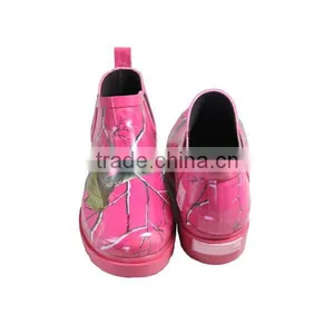 Garden Shoes Colorful,Short Ankle Rain Boots,Non-slip Ankle Rain Boots thumbnail-2