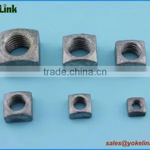 ANSI C135.1 Hot Dip Galvanized Square Nuts for Fastener thumbnail-1