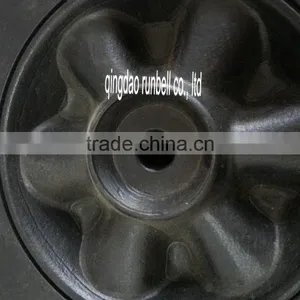 China Supplier 10'' BBQ Grill Caster Blow Mold Wheel thumbnail-2
