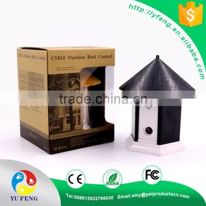 Factory Wholesale No Shock High Quality Birdhouse Outdoor Ultrasonic Bark Control thumbnail-1