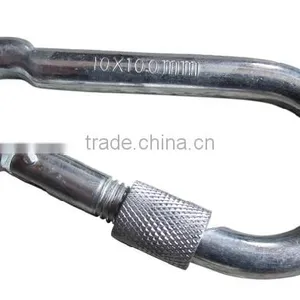 Stainless Steel AISI304/316 Spring Snap Hook With Screw Carbine Hook With Lock (4mm-14mm) thumbnail-1