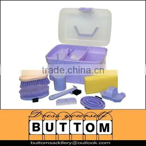 Grooming Kit Horse Grooming Kit Grooming Tools Kit Grooming Kit Box,set of 8,light Blue thumbnail-1