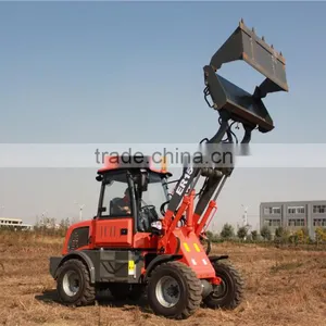 Everun 1500kg Agricultural Mini Loader ER15 CE Mini Wheel Loader--Hoflader for Sale thumbnail-3