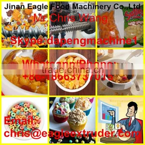 Breakfast Cereal Corn Flakes Processing Line , Chocolate Chip Bread Machine thumbnail-1