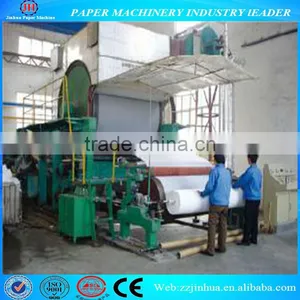 Facial Paper Making Machine 1575mm Single-Dryer& Single-cylinder Mould Tissue Paper Machine thumbnail-1
