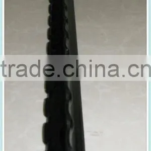 1.8m Black Painted Israel y Fence Post thumbnail-2