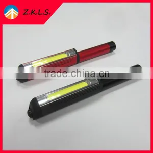 Aluminum Powerful COB Pen Light With Magnet thumbnail-1
