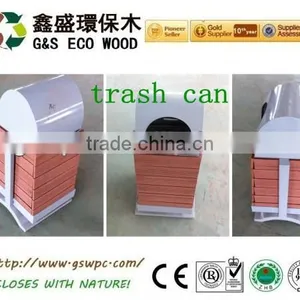 Wood Plastic Composite Trashcan thumbnail-1