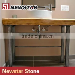 Vanity Top With Metal Furniture Base thumbnail-1