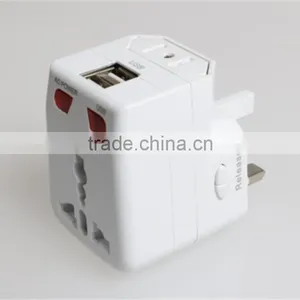 Universal Socket World Travel Plug Power Adapter With 1 USB Port thumbnail-2