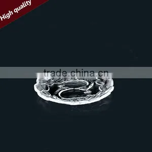 High Quality Glass Fruit Plate With Embossing Designs,decorative Plate thumbnail-1