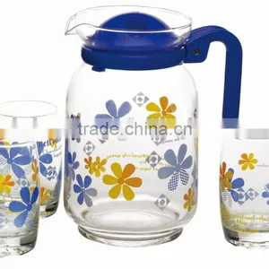 Wholesale 7pcs Glass Set With Printing,Glassware ,water Set thumbnail-1