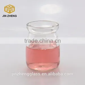 Factory Wholesale Empty 100ml Glass Pudding Yogurt Bottle thumbnail-1