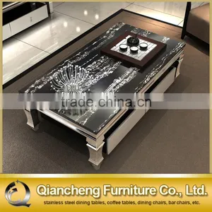 Middle East Living Room Furniture Marble Coffee Table Set thumbnail-1