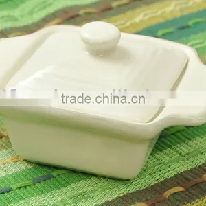 Porcelain Bakeware With Handles, Square Bakeware With Lid thumbnail-1
