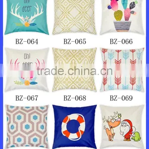 Wholesale Cotton Pillow Cover Lovely Fox Pillow Cover Blank Cushion Pillow Cover thumbnail-6