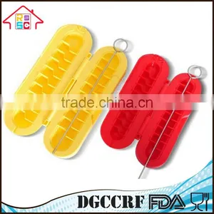 2 Plastic Hot Sell Spiral Hot Dog Slicers BBQ Grilling Sausage Cutters Kitchen Cook Tool thumbnail-2