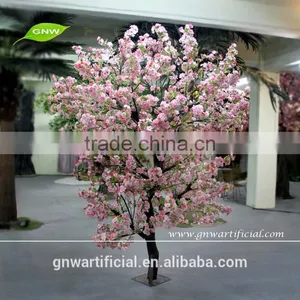 BLS024 Hot Sell Pink Artificial Cherry Blossom Tree Wooden Trunk for Home Garden Decorations thumbnail-1