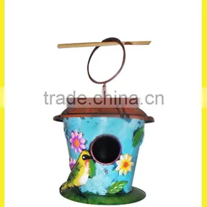 Nice Wild Metal Bird House for Garden Decoration thumbnail-1