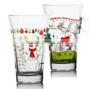 330ml Water Glass Mug With Ocean Color Design thumbnail-2
