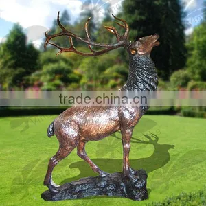 New Design Russian Deer Statue for Christmas Decoration thumbnail-2