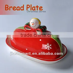 Snowman Bread Plate thumbnail-1