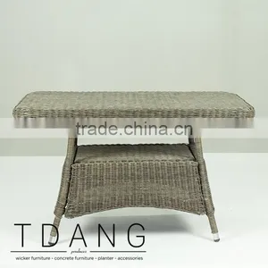 Manning Wicker K-D Table - Garden Outdoor Rattan Dining Table thumbnail-3