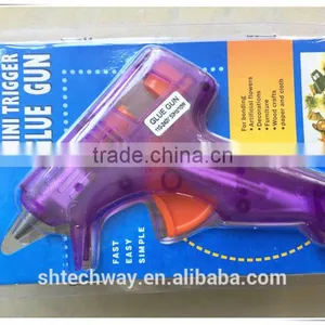 High Quality Transparent Aluminum Nozzle Hot Melt Glue Gun 10W thumbnail-3