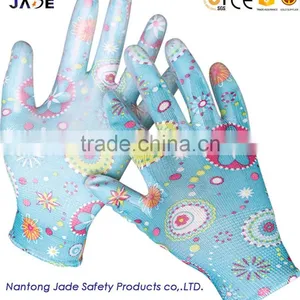 Garden Gloves, pu Coated Garden Gloves, EN 388 4131 thumbnail-4