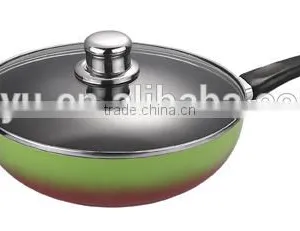 8pcs Rainbow Color Changing Aluminum Nonstick Cookware Set thumbnail-5