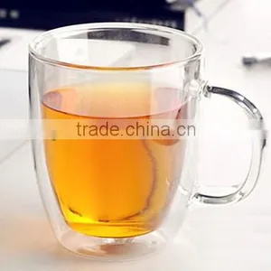 Heat Resistant Double Wall Glass Cup thumbnail-1