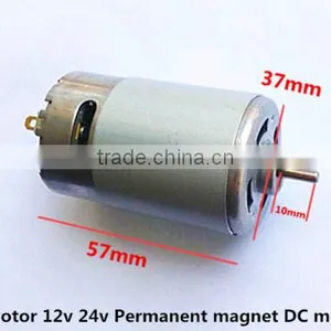 555 Motor 12v 24v Permanent Magnet DC Motor DIY Model of Multiple Speed 3000-12000rpm thumbnail-1