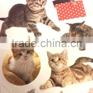 Vivid Animal Embossed Paper Sticker, Paper Sticker With Cat Pattern for Decoration thumbnail-4