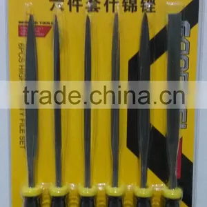 6 Pcs Mini Drill Needle Diamond Flat File Set thumbnail-1