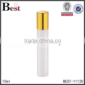 Best Selling Cosmetic Packaging 15ml Yiwu Clear Perfume Bottle Thin and Long Golden Silver Aluminum Spray Glass Bottle Perfume thumbnail-5