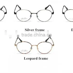 New 2016 Vintage Metal Frame Flat Lens Korean Glass Frame for Men and Women Can Match Myopia thumbnail-6