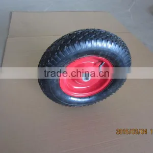 4.00-8 Metal Rim Rubber Wheel thumbnail-1