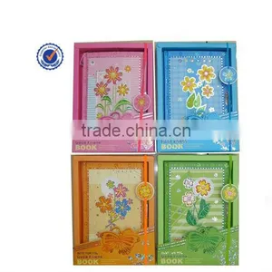 Four Color Pupil Notebook With Lock thumbnail-1
