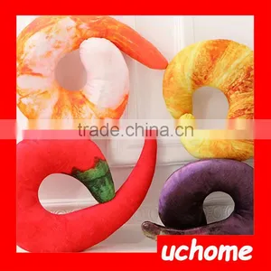 UCHOME Creative Funny Shrimp Shaped Pillow U Throw Neck Pillow thumbnail-1