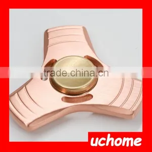 UCHOME HOT!EDC Toys Triangular Hand Spinner Torqbar Brass Material Professional Finger Gyro thumbnail-3