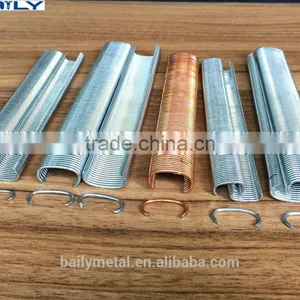 17 Gauge Hog Rings - 100 Rings - Upholstery, Rebar, Wire Mesh, c Type Nails thumbnail-2