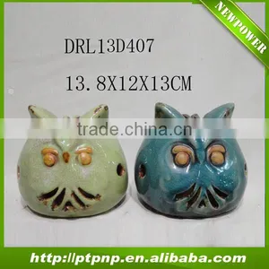 New Design Ceramic Owl Plant Pots for Home and Garden thumbnail-1