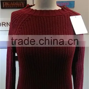 2015 New Fashion Knitting Sweater With Long Sleeve Pullover thumbnail-1